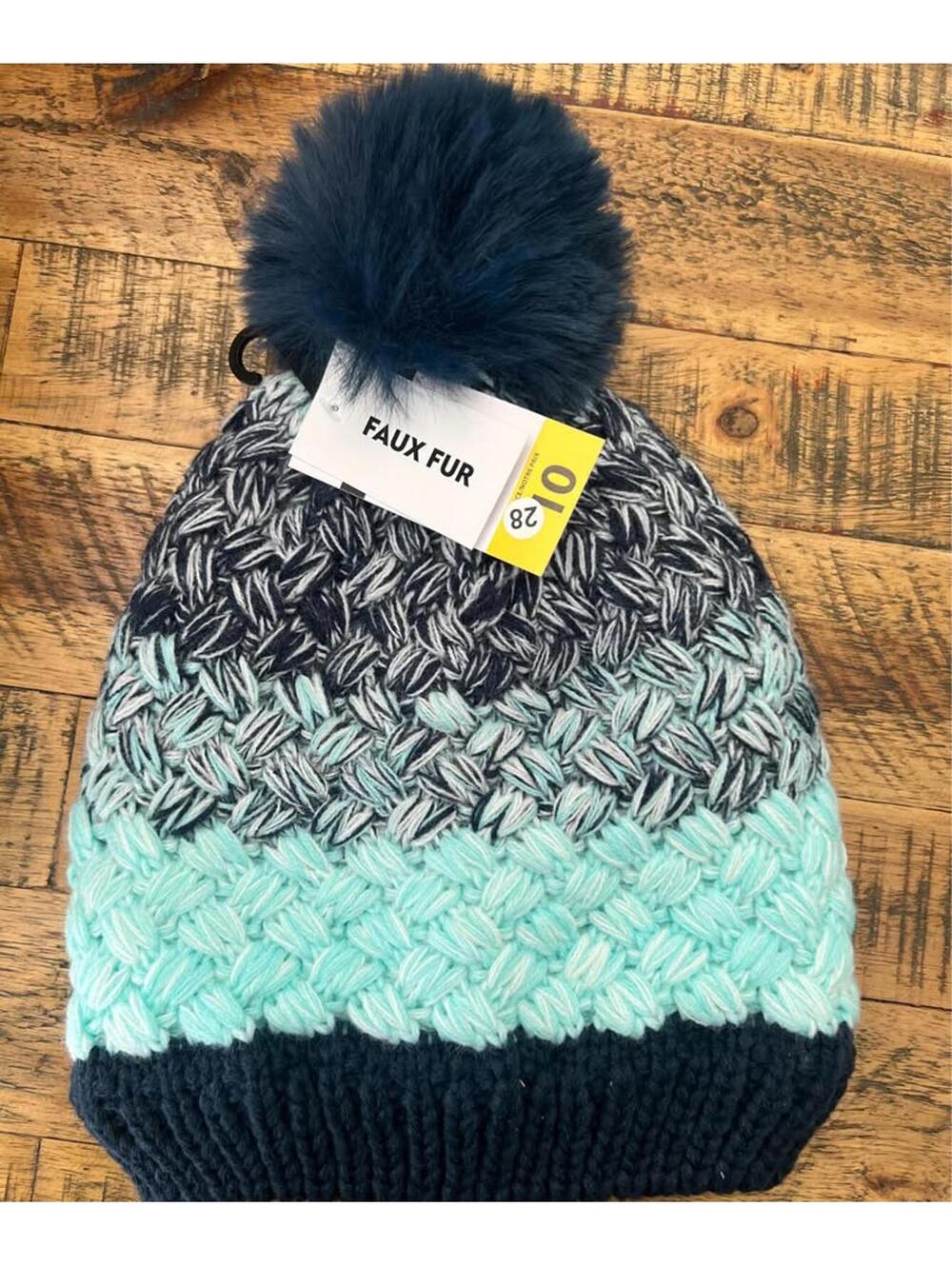 *New* Blue Pom Pom Beanie Hat